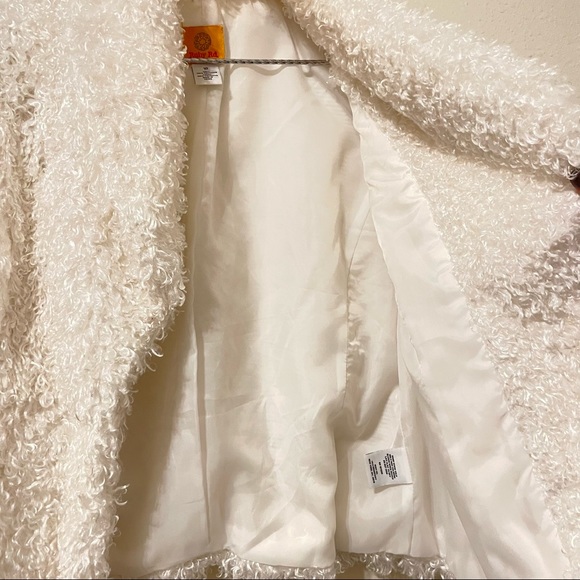 Ruby Rd. Teddy Jacket, White/Ivory - Picture 4 of 7